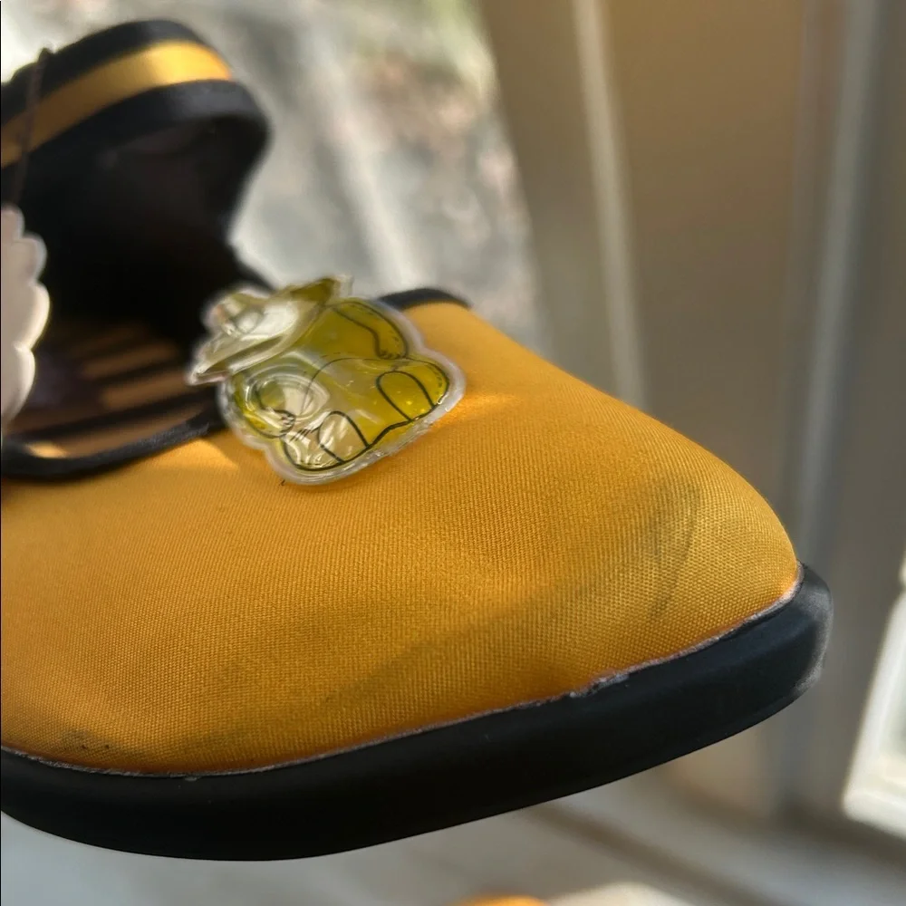 Chocolaticas Women’s Yellow Mary Jane Flats